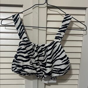 Zebra Print Girls Top